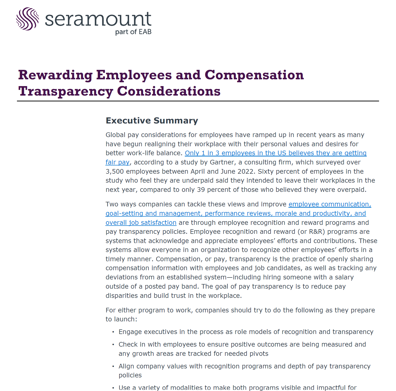 Rewarding Employees and Compensation Transparency: Building Trust, Motivation, and Equity