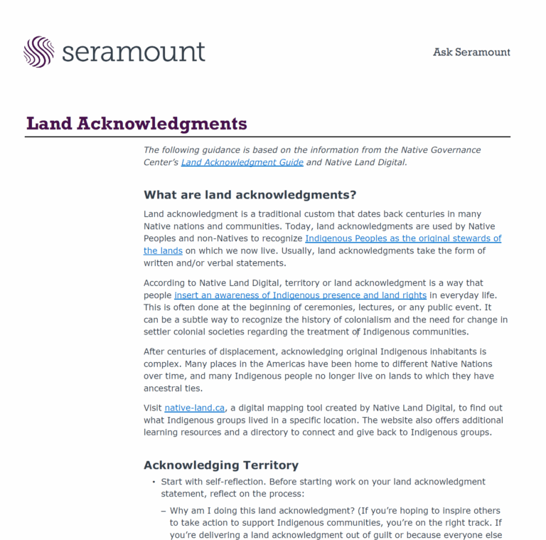 Land Acknowledgments
